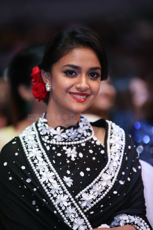 Keerthi Suresh At Siima Awards