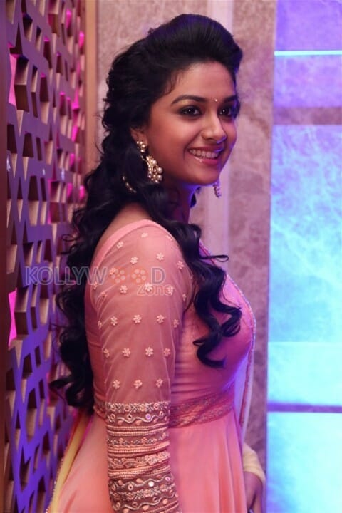 Keerthy Suresh At Remo Logo Launch Photos