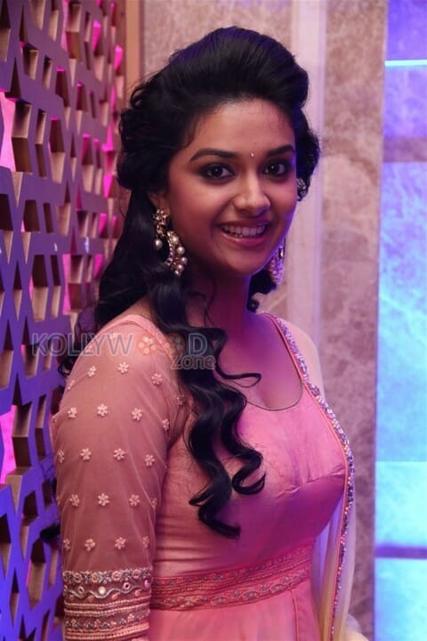 Keerthy Suresh At Remo Logo Launch Photos