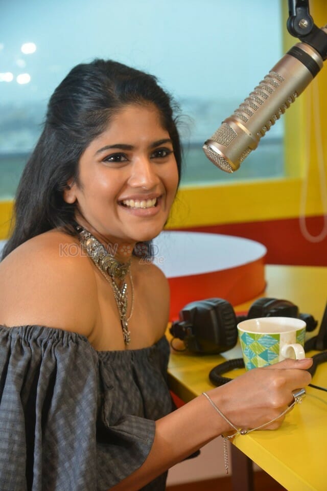 Lie Movie Heroine Mega Akash At Radio Mirchi Photos