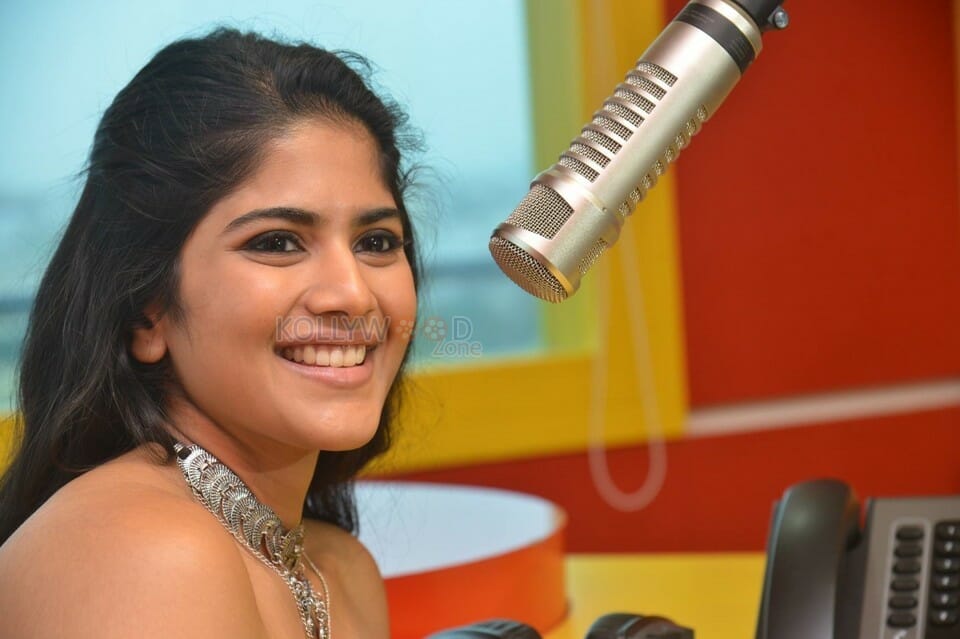 Lie Movie Heroine Mega Akash At Radio Mirchi Photos