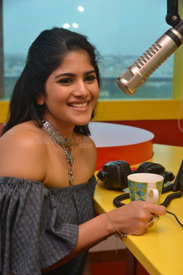 Lie Movie Heroine Mega Akash At Radio Mirchi Photos