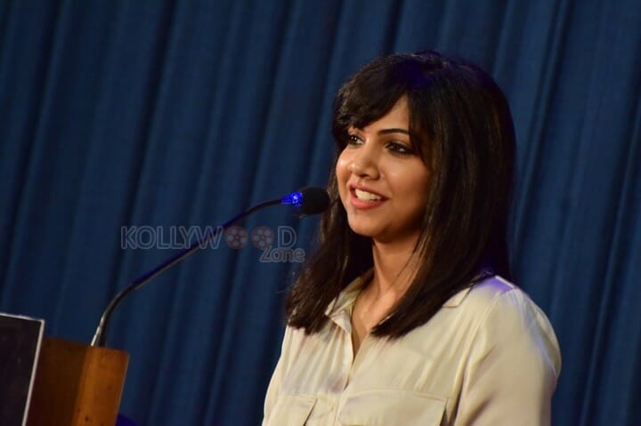 Madonna Sebastian At Kavan Press Meet Stills