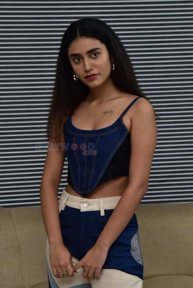 Malayalam Heroine Priya Prakash Varrier at BRO Interview Photos 36