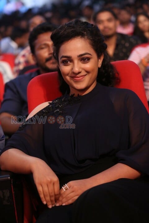 Nithya Menon At Janatha Garage Audio Launch Photos