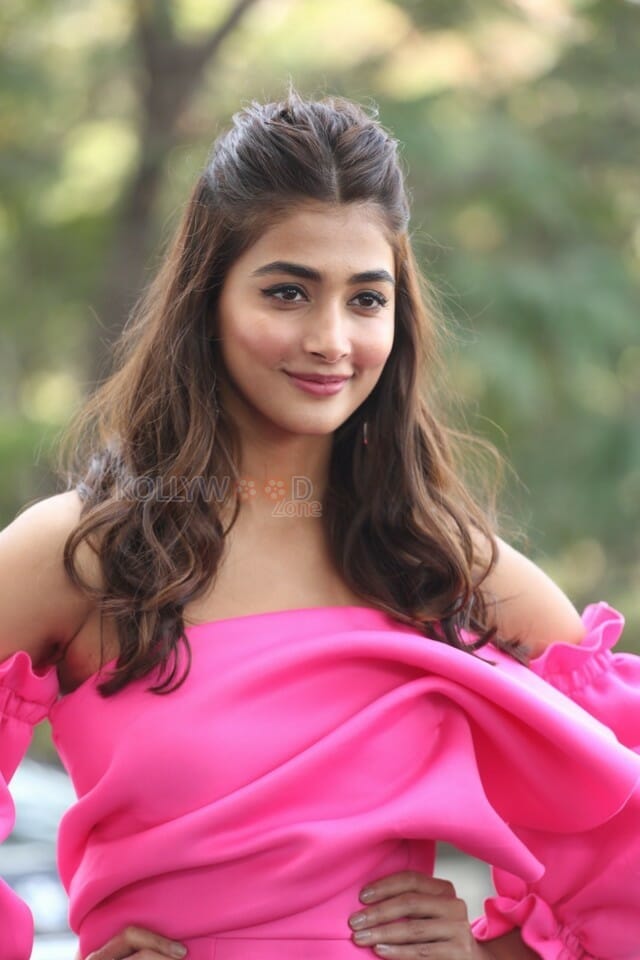 Pooja Hegde At Ala Vaikunthapurramuloo Thanks Meet Pictures