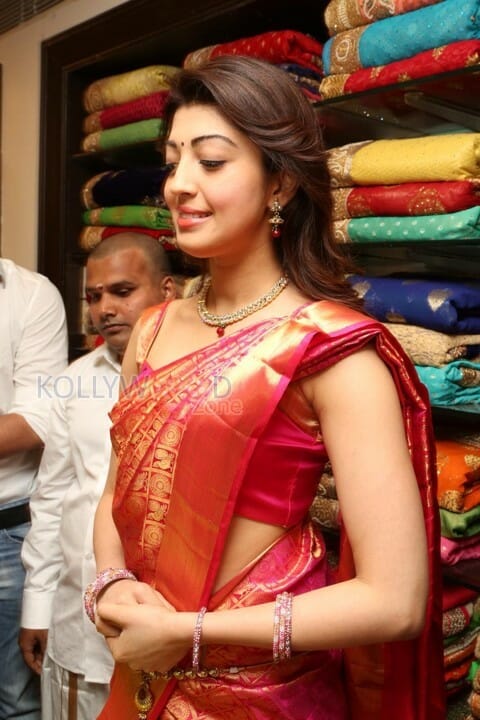 Pranitha Vrk Silks Showroom Launch Photos