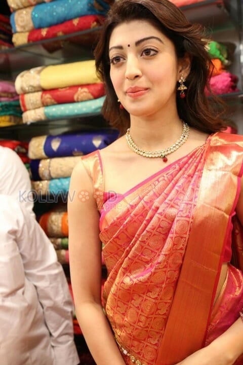 Pranitha Vrk Silks Showroom Launch Photos