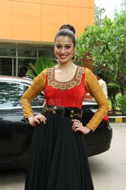 Raai Laxmi At Irumbu Kuthirai Press Meet Pictures