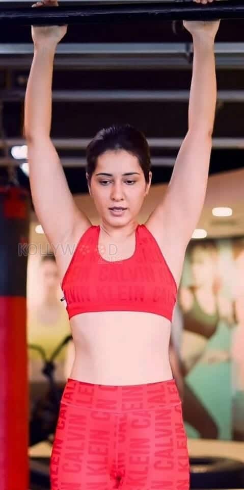 Raashi Khanna in a Calvin Klein Workout Dress Photo 01