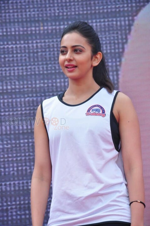 Rakul Preet At Fitness Unplugged For Rape Victims Event Photos