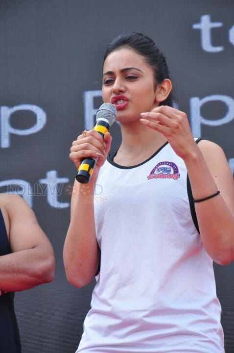 Rakul Preet At Fitness Unplugged For Rape Victims Event Photos