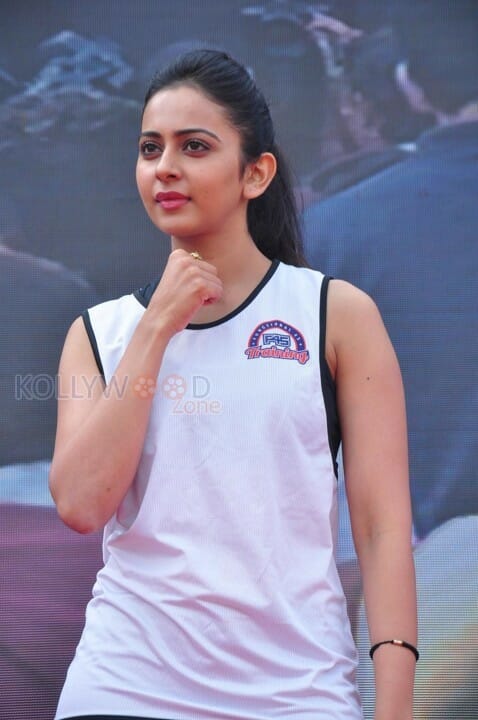 Rakul Preet At Fitness Unplugged For Rape Victims Event Photos