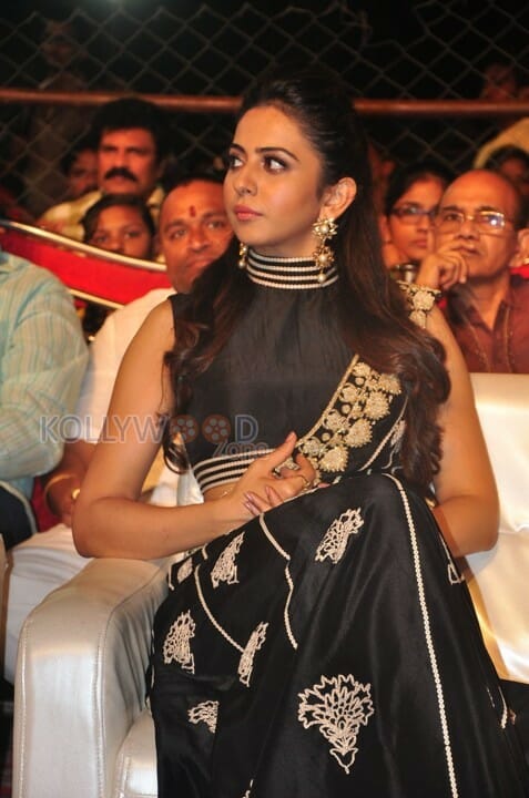 Rakul Preet Singh At Sarrainodu Blockbuster Function Photos