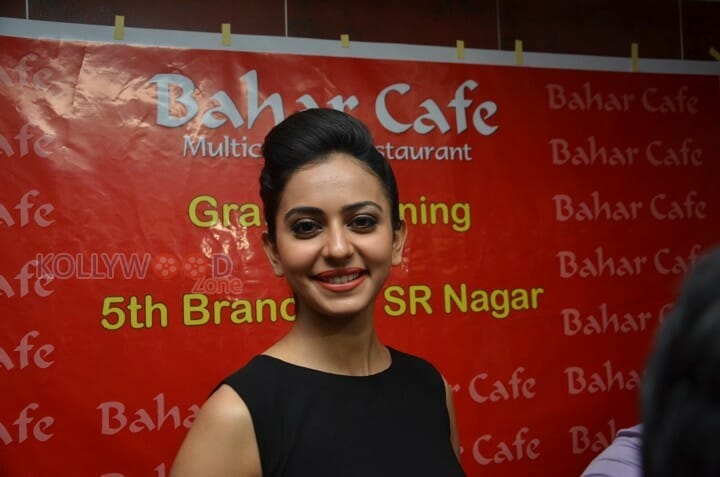 Rakul Preet Singh Launches Bahar Cafe Restaurant Photos