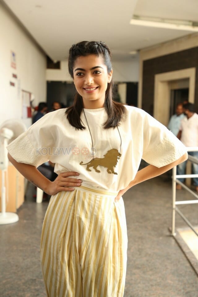 Rashmika Mandanna At Devadas Press Meet Photos