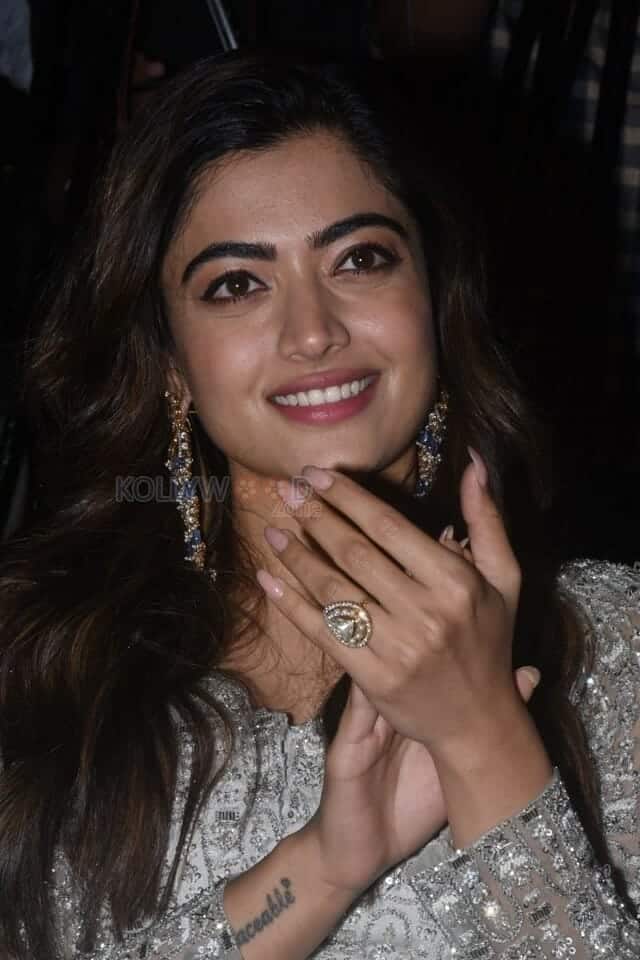 Rashmika Mandanna at Pushpa Thanks Meet actressgalleryfcs