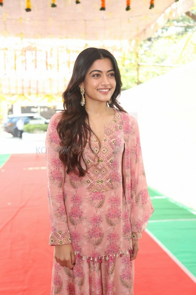 Rashmika Mandanna at Rainbow Movie Launch Photos 04