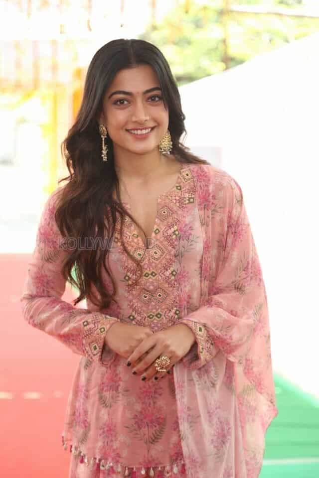 Rashmika Mandanna at Rainbow Movie Launch Photos 09