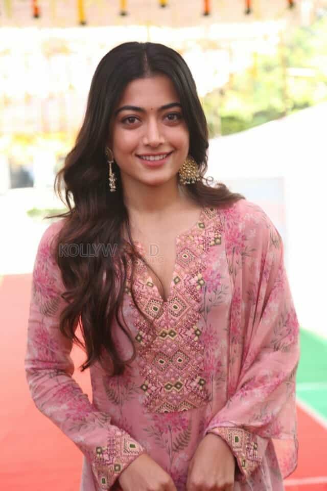 Rashmika Mandanna at Rainbow Movie Launch Photos 11