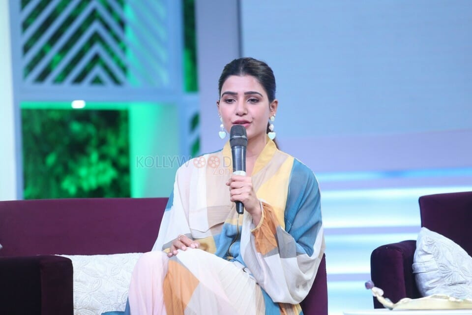 Samantha Akkineni At The Launch Of Her New Talk Show Sam Jam Photos