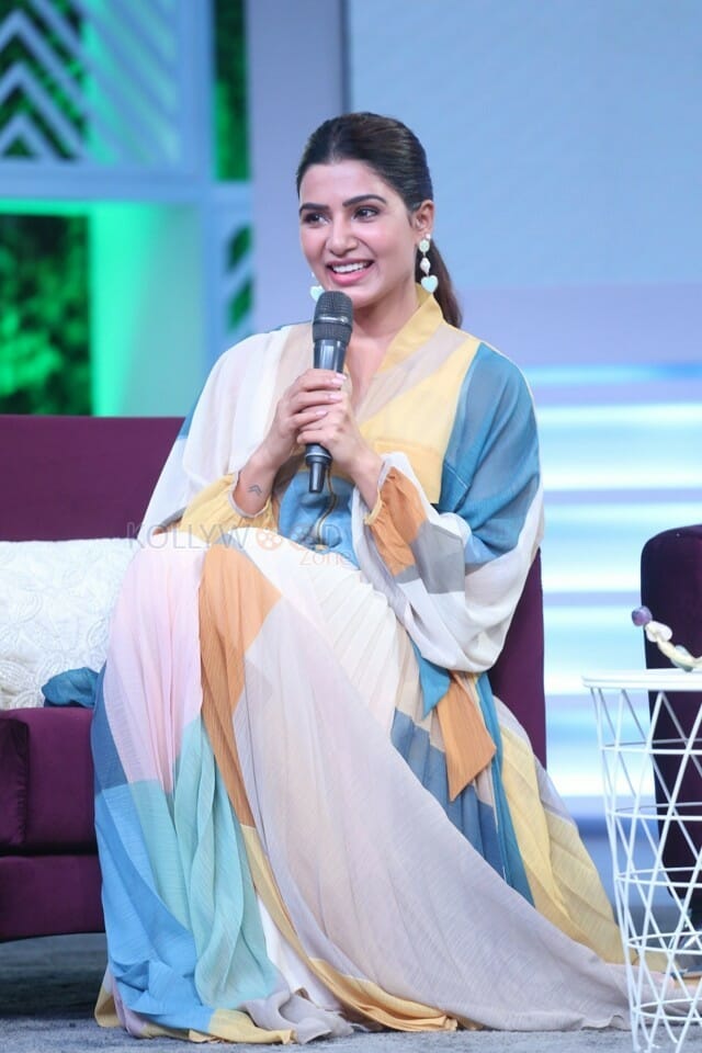 Samantha Akkineni At The Launch Of Her New Talk Show Sam Jam Photos