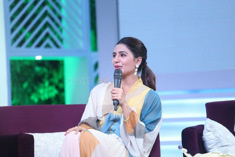 Samantha Akkineni At The Launch Of Her New Talk Show Sam Jam Photos