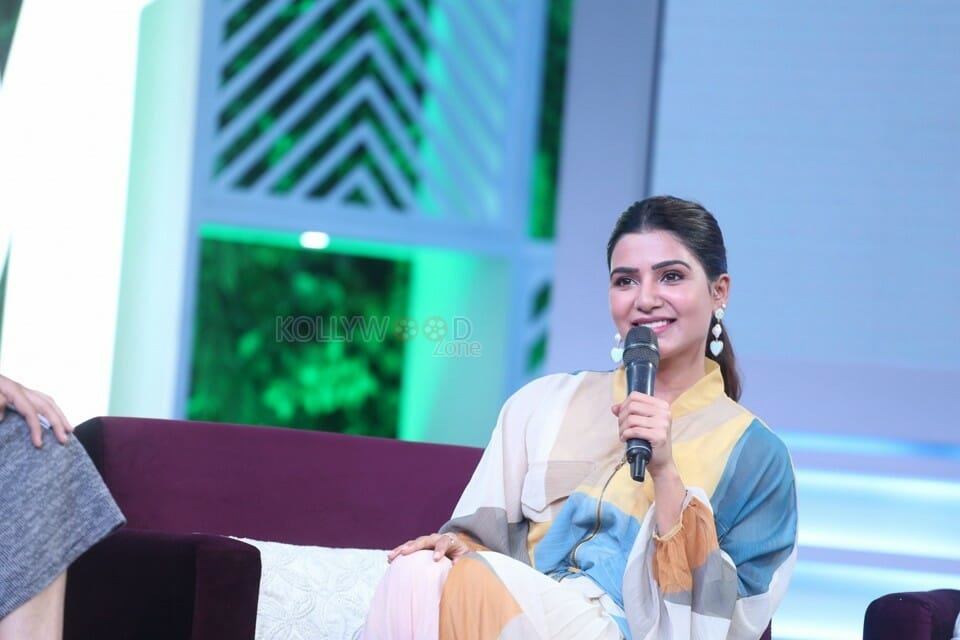 Samantha Akkineni At The Launch Of Her New Talk Show Sam Jam Photos