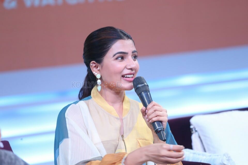 Samantha Akkineni At The Launch Of Her New Talk Show Sam Jam Photos