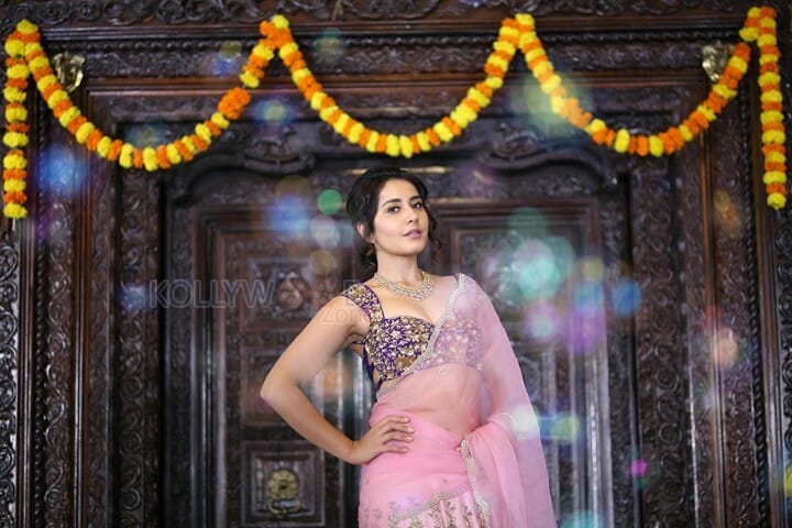 Sexy And Beautiful Raashi Khanna Saree Pictures