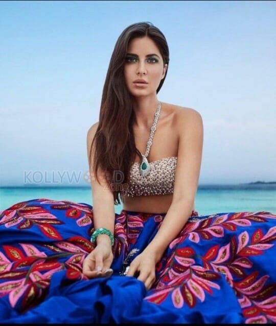 Sexy Bollywood Actress Katrina Kaif On Harper Bazaars Bride Magazine Photos