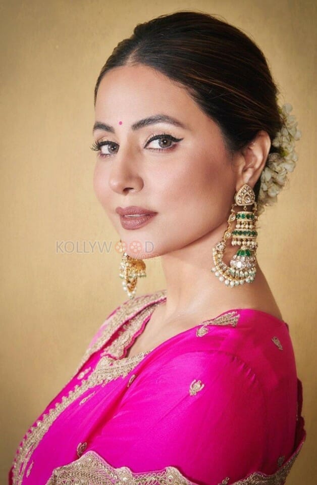 Sexy Hina Khan in Indian Traditional Wear Photos 02