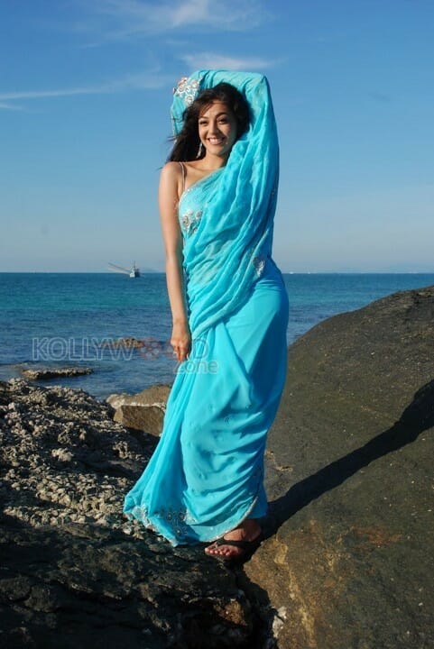 Sexy Kajal Agarwal Saree Pictures