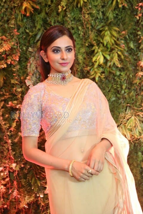 South Indian Actress Rakul Preet Singh Saree Photos