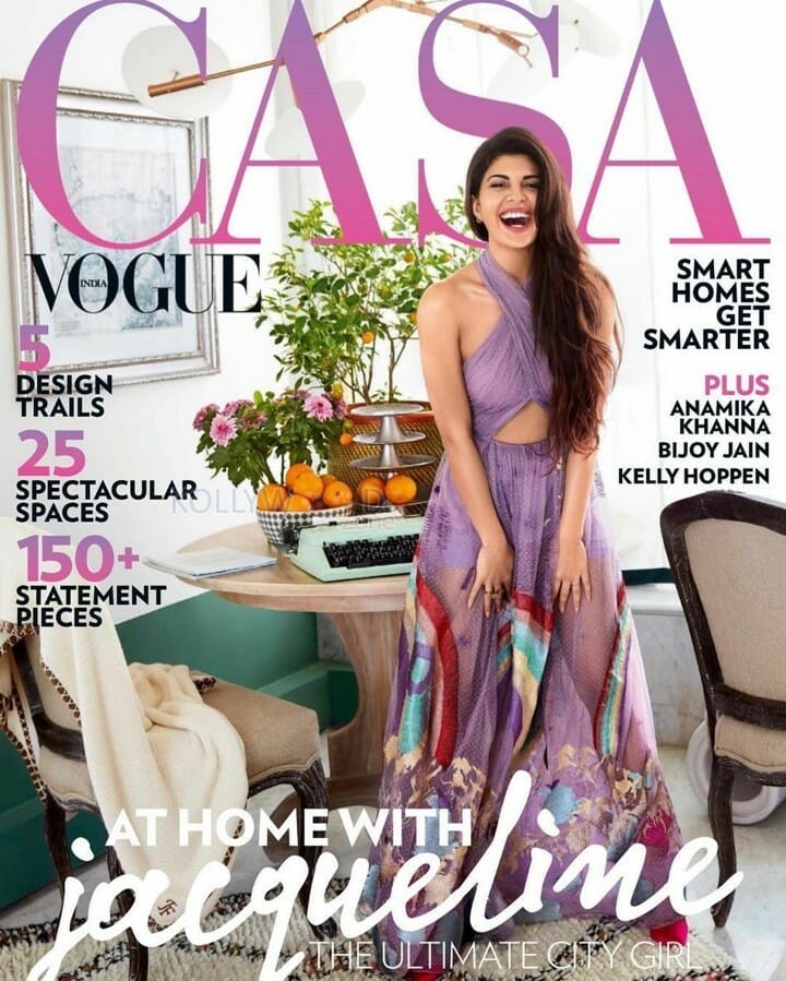 Srilankan Actress Jacqueline Fernandez Casa Vogue Magazine Photos