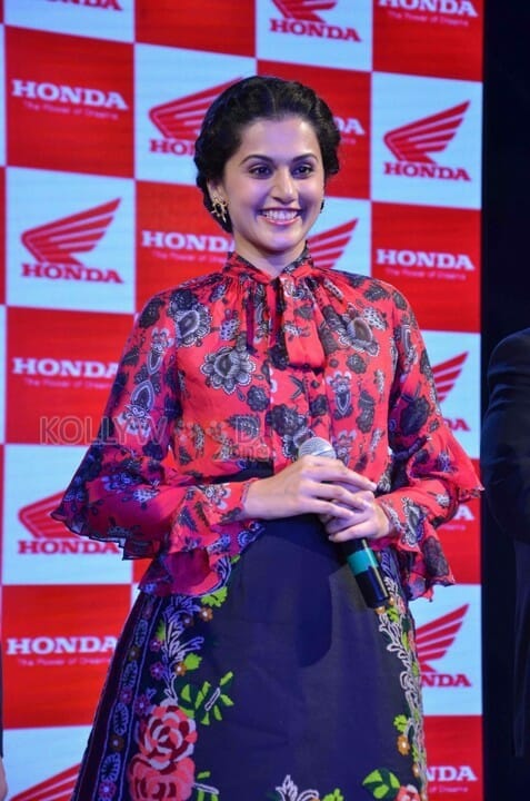 Taapsee At Activa I And Aviator Launch Photos