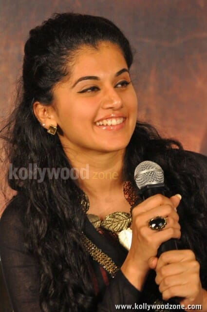 Taapsee At Sahasam Movie Success Meet Pictures