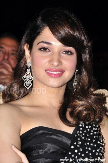 Tamanna Hot Black Dress Photos