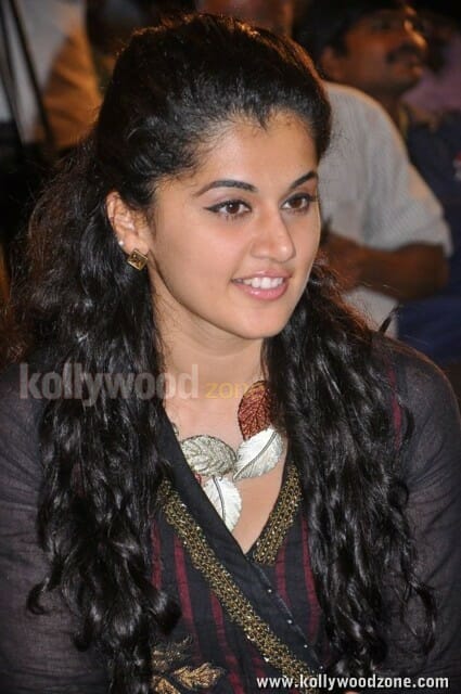 Tapsee At Sahasam Movie Success Meet Pictures