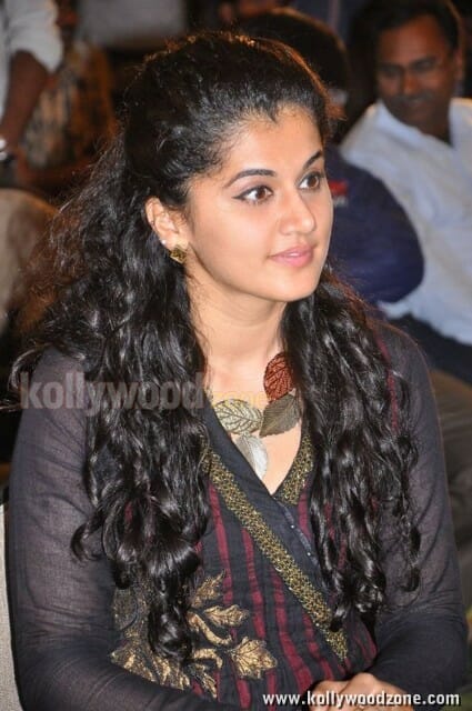 Tapsee At Sahasam Movie Success Meet Pictures