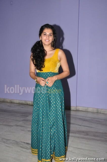 Tapsee At Sahasam Special Show Pictures