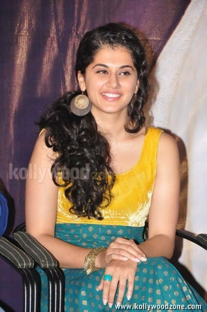 Tapsee At Sahasam Special Show Pictures