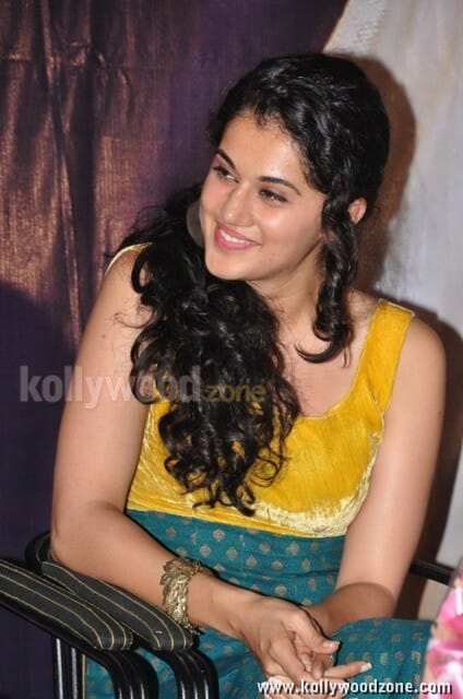 Tapsee At Sahasam Special Show Pictures