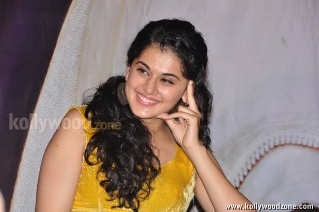 Tapsee At Sahasam Special Show Pictures