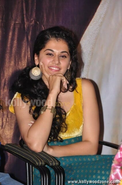 Tapsee At Sahasam Special Show Pictures