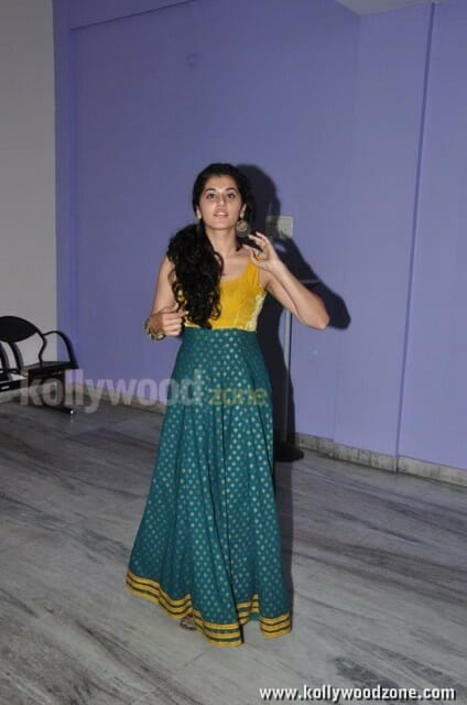 Tapsee At Sahasam Special Show Pictures