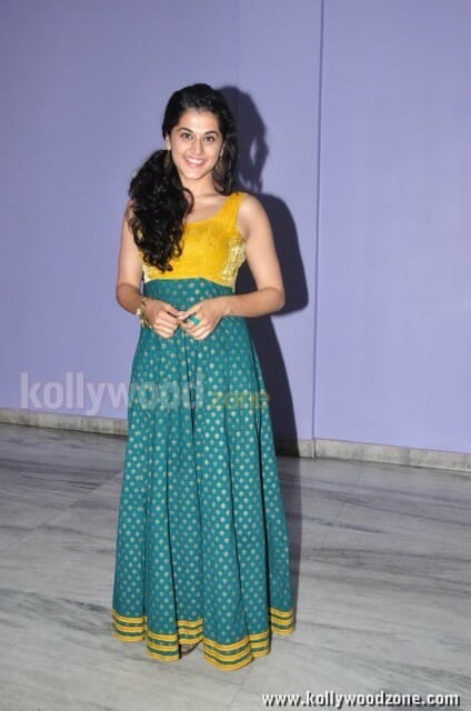 Tapsee At Sahasam Special Show Pictures