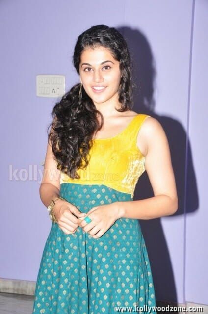 Tapsee At Sahasam Special Show Pictures