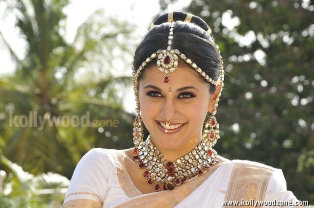 Tapsee In Traditional Saree Photos