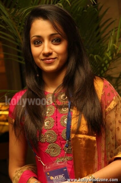 Trisha At Ficci Inauguration